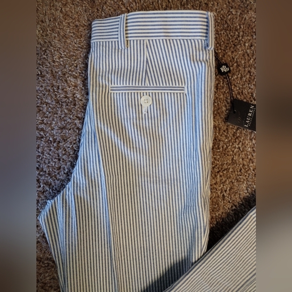 Lauren Ralph Lauren Pinstripe Pants NWOT - Picture 3 of 14